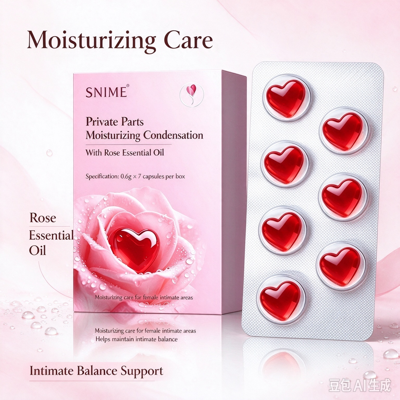 Replace English in images with Arabic (12) SNIME Private Parts Moisturizing Condensation - 图片 1