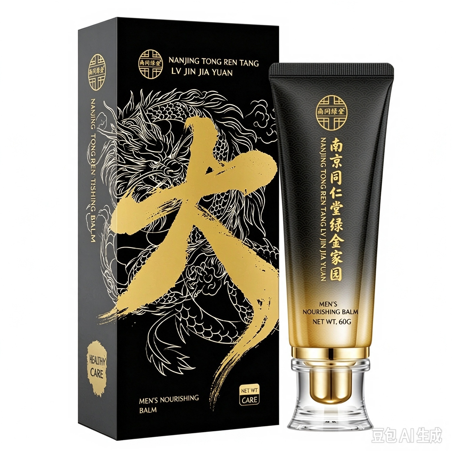 Replace English in images with Arabic (59) Nanjing Tongrentang Men's Nourishing Balm - 图片 1